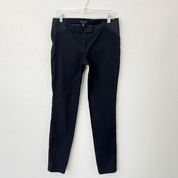 [J. Crew] Ryder Black Maternity Side Panel Slim Ankle Trouser Pants Sz 10T Tall - Picture 1 of 11
